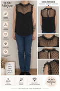 Chemisier noir – taille S/M
