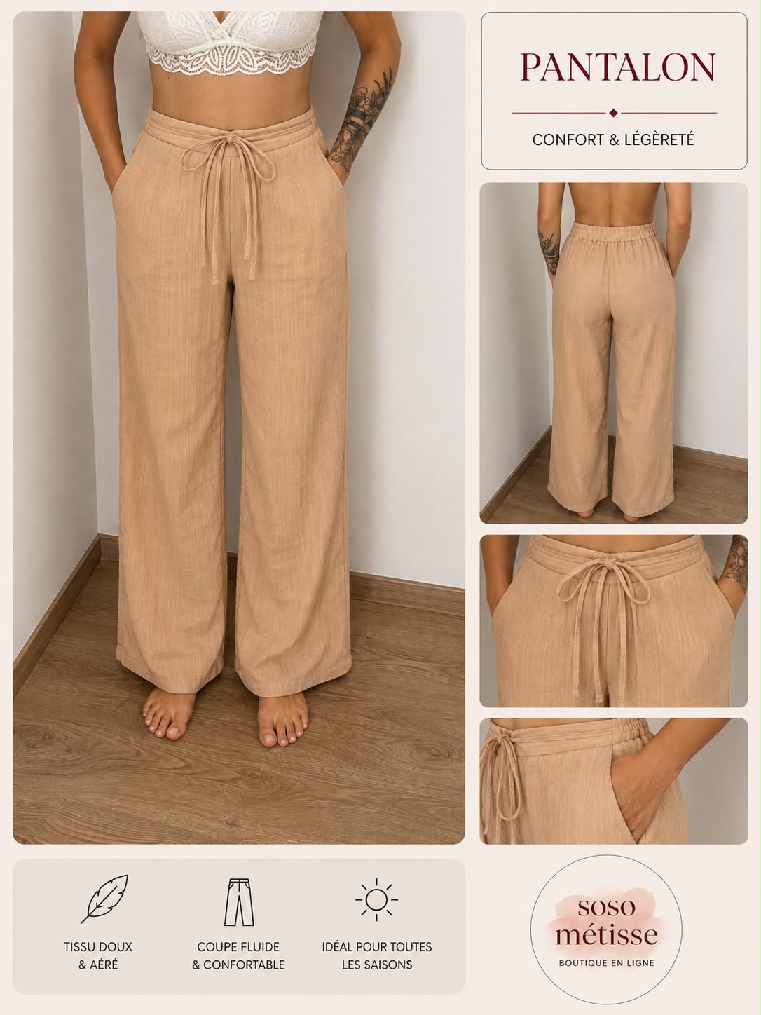 Pantalon fluide