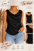 Top drapé taille M