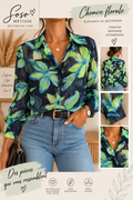 Chemisier fleuri taille L
