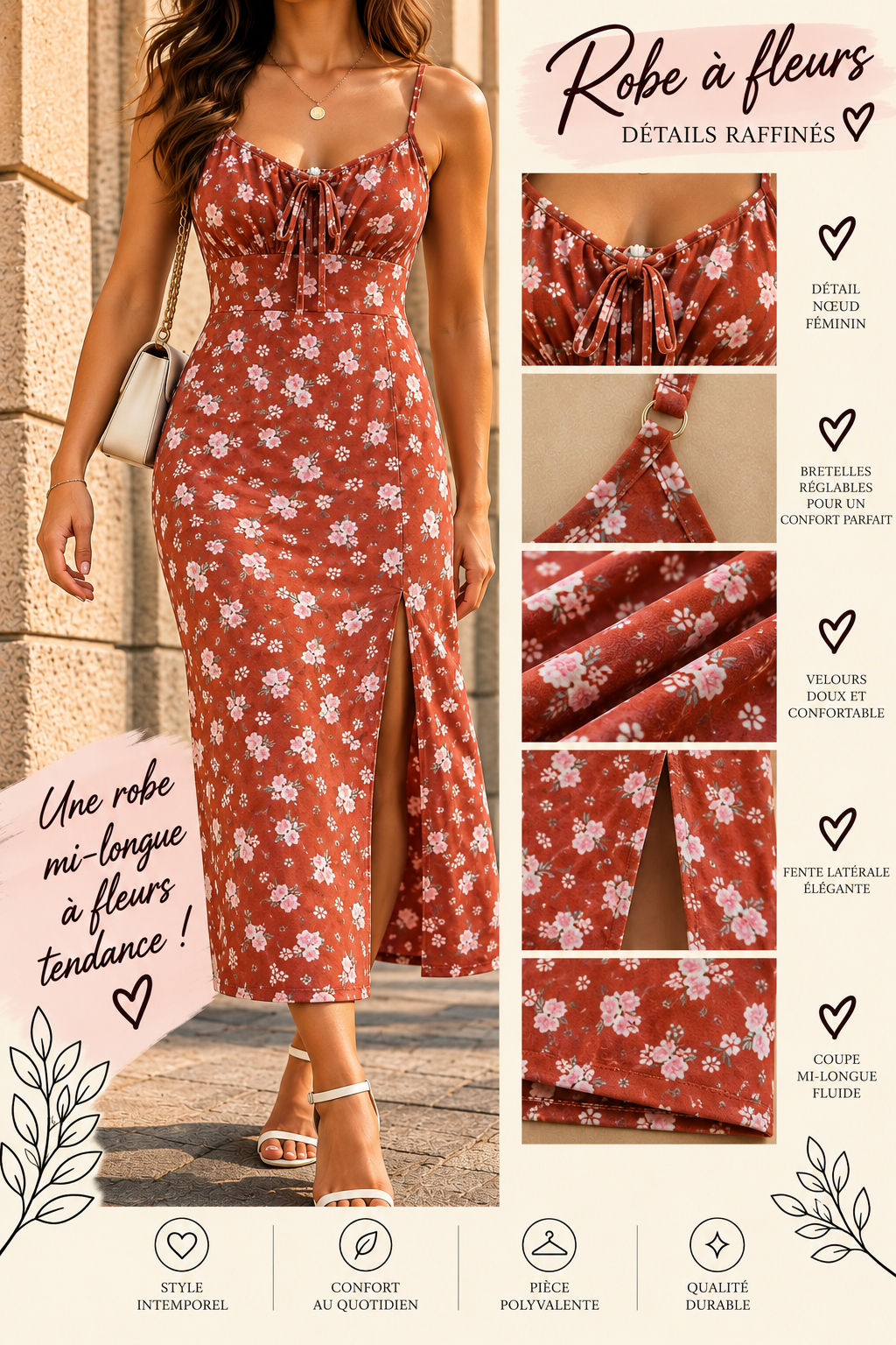 Robes a fleurs taille S