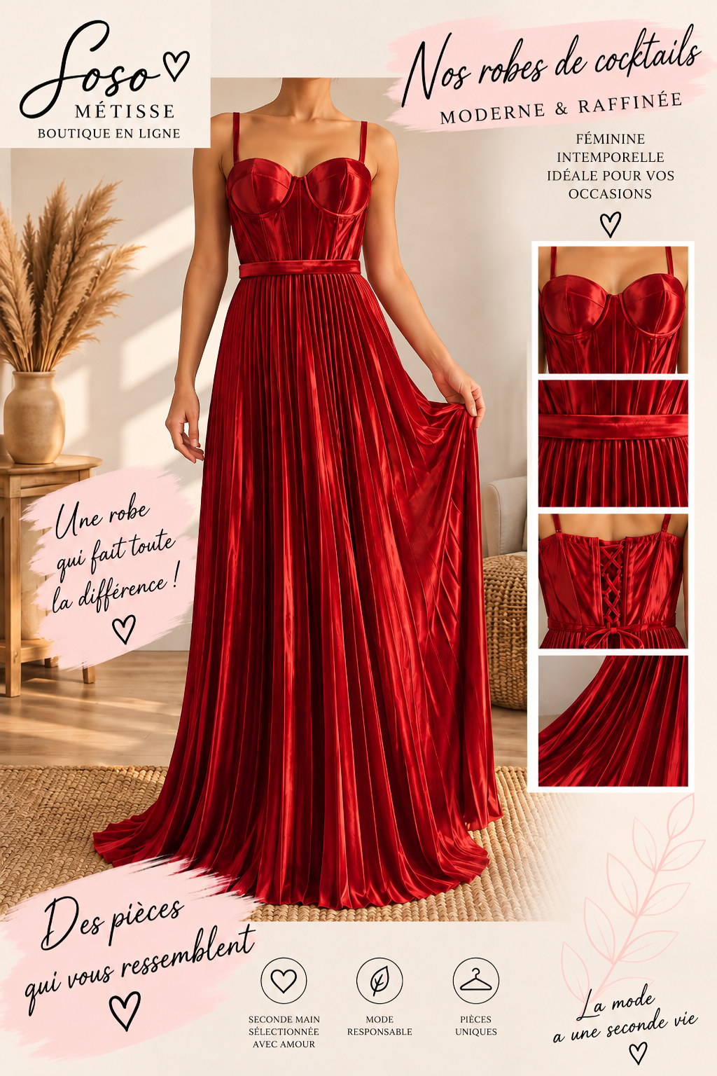 Robes cocktails taille s