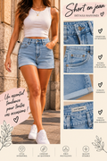 Short jean taille 38