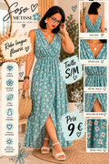 Robe a fleur taille s/m