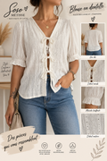 Chemisier blanc – taille XL