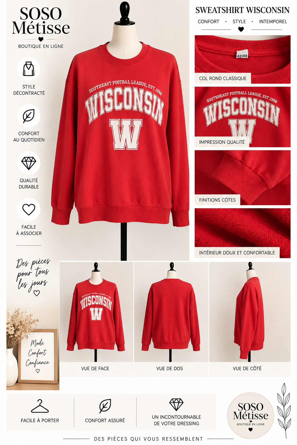 Sweatshirt – taille 42/44